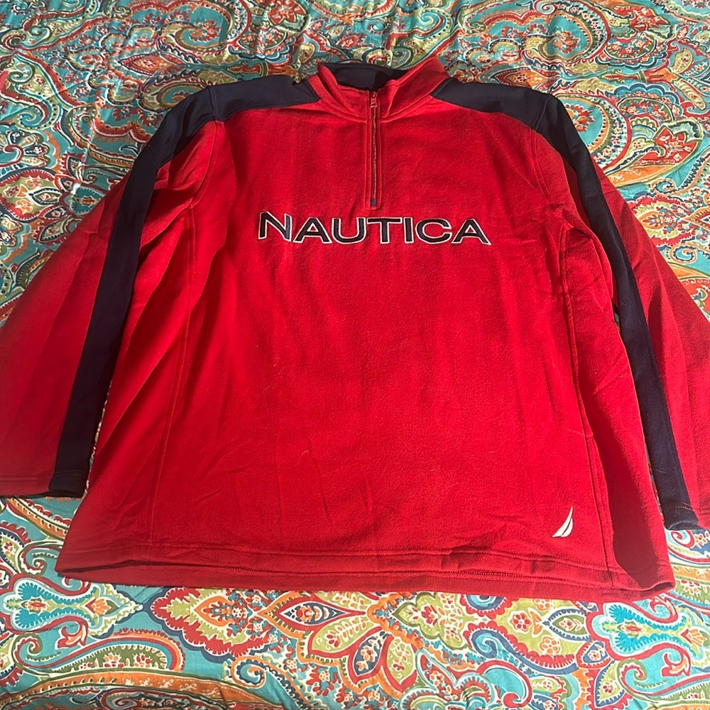 Nautica Quarter Zip Fleece Pull Over